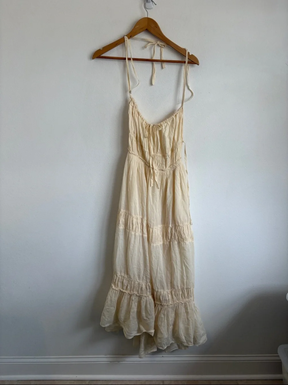 Free People Taking Sides Maxi Dress Large - Picture 2 of 8